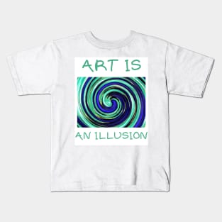 Art is an illusion Kids T-Shirt